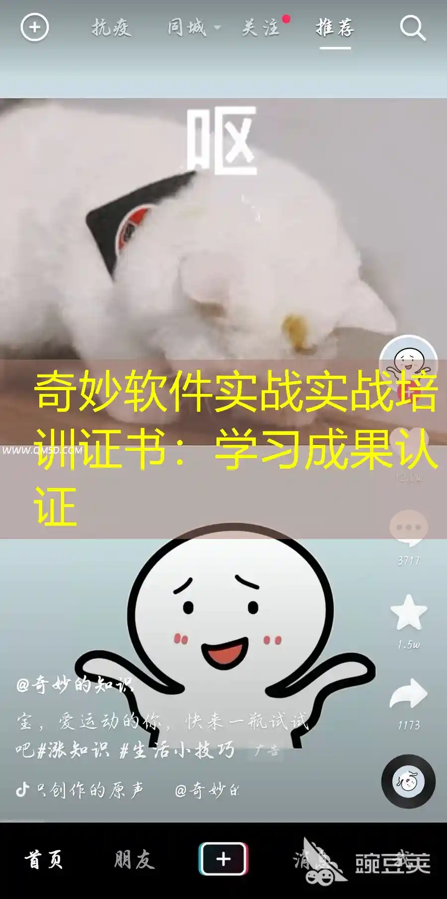 奇妙软件实战实战培训证书：学习成果认证