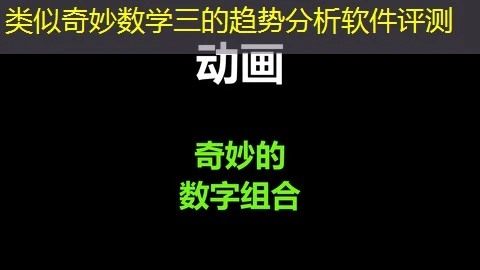 类似奇妙数学三的趋势分析软件评测