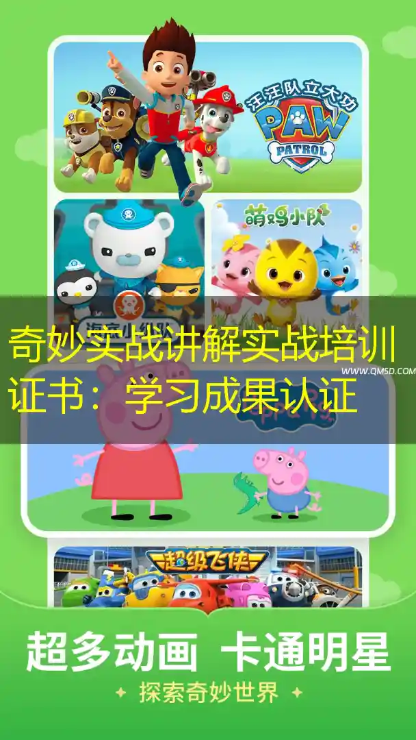 奇妙实战讲解实战培训证书：学习成果认证